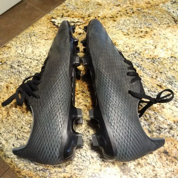 Adidas Men's X Ghosted Football Shoes Ground Cleats Black Grey US 13 (EH2833)