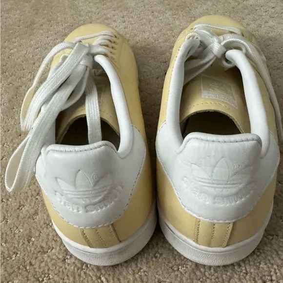 ADIDAS Men's Yellow White Stan Smith Originals BD7438 Tennis‎ Shoes-Size 7 1/2