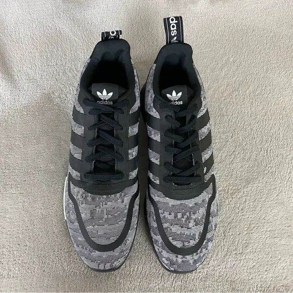 Adidas Multix Mens Running Training Shoes Sneakers Size 12 Black White NEW