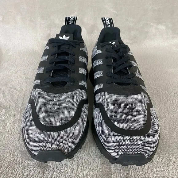 Adidas Multix Mens Running Training Shoes Sneakers Size 12 Black White NEW