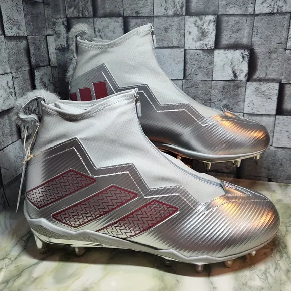 Adidas Nasty Fly NC State Wolfpack Player Issue Football  Cleats Size 13