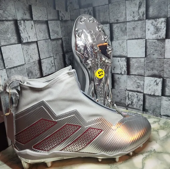Adidas Nasty Fly NC State Wolfpack Player Issue Football  Cleats Size 13