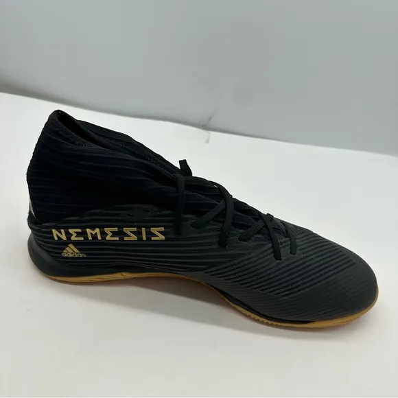 Adidas Nemeziz 19.3 Mens 8.5 Indoor Soccer Shoes Turf Sneakers Core Black F34413