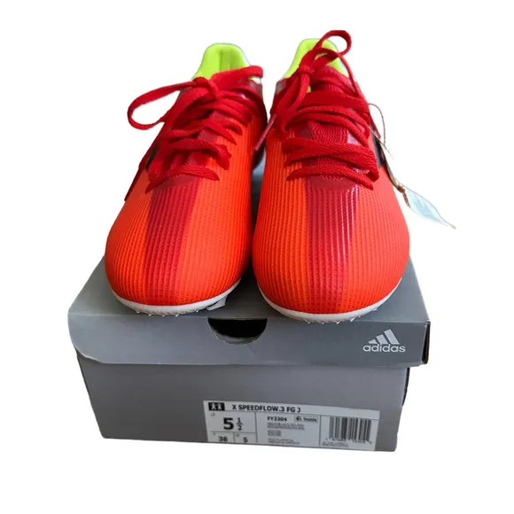 adidas NEWBox X Speedflow.3 Firm Ground Boots Football Soccer Cleats Shoes 5.5US