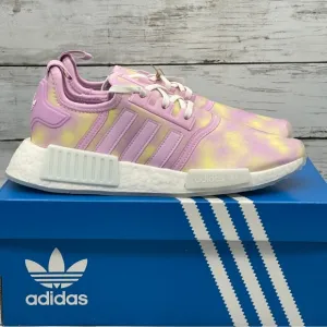 Adidas NMD R1 Shoes Kids 5 / Womens 6.5 Bliss Lilac Running Shoe New