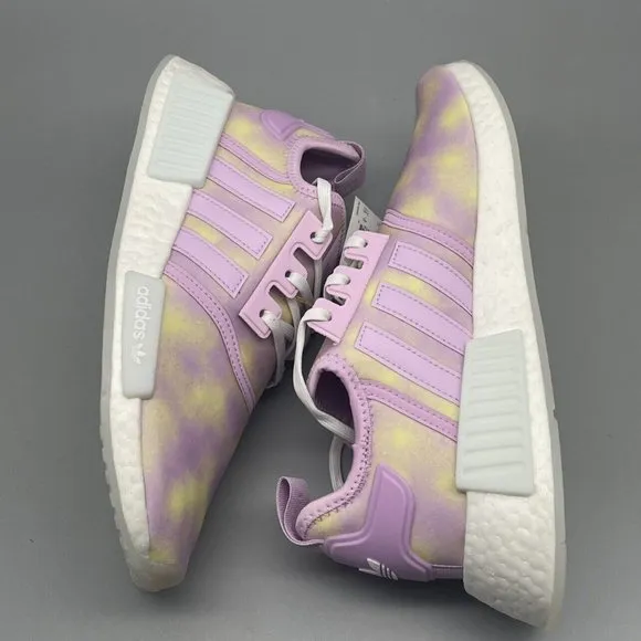 Adidas NMD R1 Shoes Kids 5 / Womens 6.5 Bliss Lilac Running Shoe New