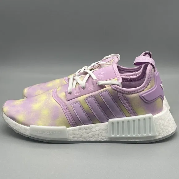 Adidas NMD R1 Shoes Kids 5 / Womens 6.5 Bliss Lilac Running Shoe New