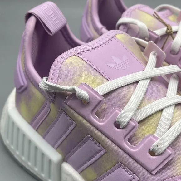 Adidas NMD R1 Shoes Kids 5 / Womens 6.5 Bliss Lilac Running Shoe New