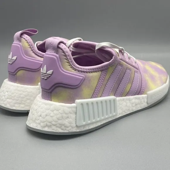 Adidas NMD R1 Shoes Kids 5.5 / Womens 7 Bliss Lilac Running Shoe New