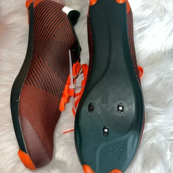 Adidas Orange and Black Road Shoes