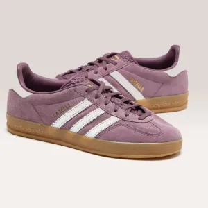 ADIDAS ORIGINAL GAZELLE INDOOR SHOES PURPLE SIZE US 6