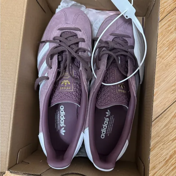 ADIDAS ORIGINAL GAZELLE INDOOR SHOES PURPLE SIZE US 6