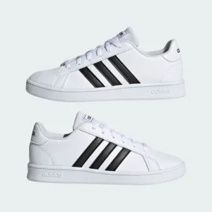 Adidas Originals Kids 4.5 Cloud White Grand Court Tennis Shoes EF0103 NIB