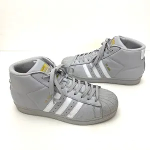 Adidas Originals Men's Grey/White Pro Model Mid J Basketball Shoes