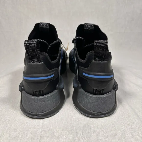 Adidas Originals NMD_R1 V3 Athletic Low Top Shoes Black Blue HQ6637 Mens Size 9