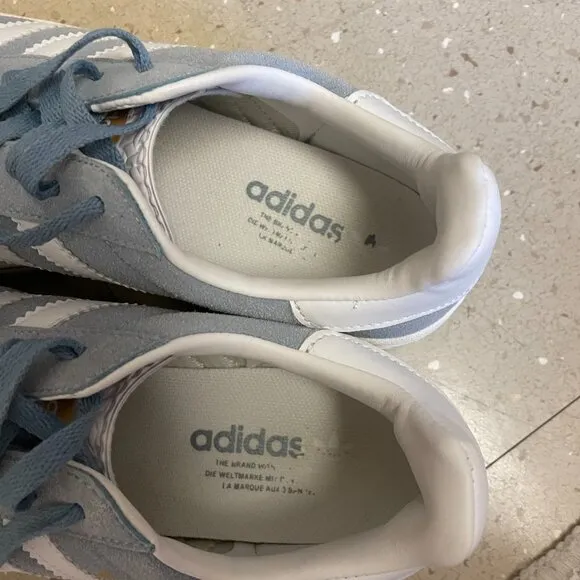 Adidas Originals Women's Gazelle Bold Shoes in Blue, size 9