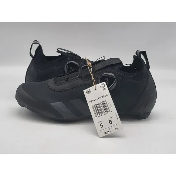 Adidas Parley The Road BOA Mens Black Carbon Bike Shoes GW6266 Size 5