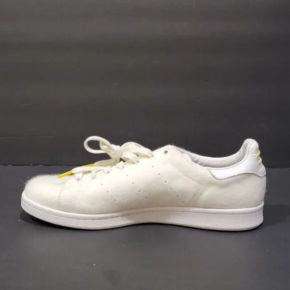 Adidas Pharrel Williams Stan Smith Tennis Ball Shoes Mens 12 White Fuzzy Sneaker