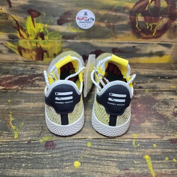 Adidas Pharrell Williams Tennis Shoes BB9543‎ HU Yellow Sz 9 New