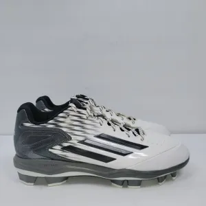 Adidas PowerAlley 3 TPU Men's White Black Baseball Cleats S84748 US Size 11.5
