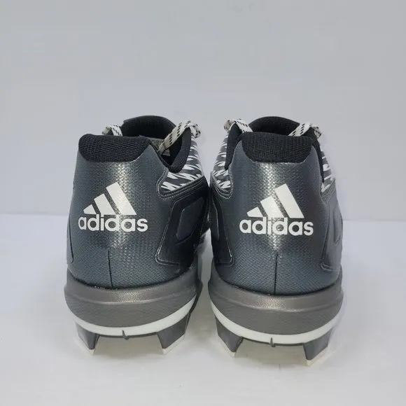 Adidas PowerAlley 3 TPU Men's White Black Baseball Cleats S84748 US Size 11.5