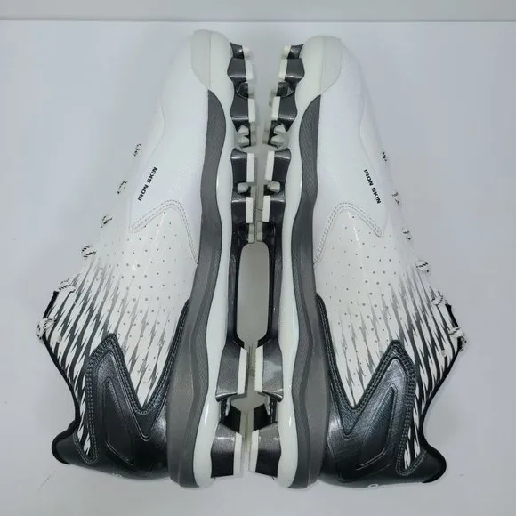 Adidas PowerAlley 3 TPU Men's White Black Baseball Cleats S84748 US Size 11.5
