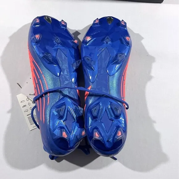 Adidas Predator Edge .1 Low FG H02954 Blue Soccer Football Cleats Shoes 12 NEW