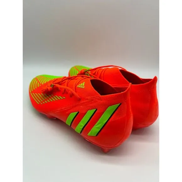 Adidas Predator Edge.1 FG Cleats Men's Soccer Shoes Solar Red GW1029 Size 11 NIB