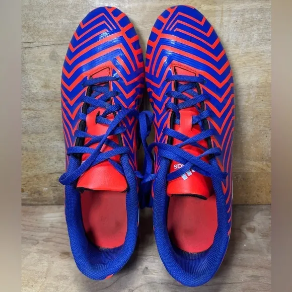 Adidas Predito Mens Sz 11.5 Instinct Firm Ground Soccer Cleats Shoes Blue Orange