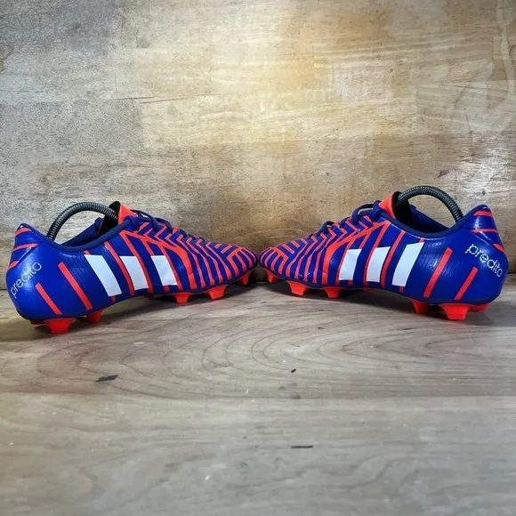 Adidas Predito Mens Sz 11.5 Instinct Firm Ground Soccer Cleats Shoes Blue Orange