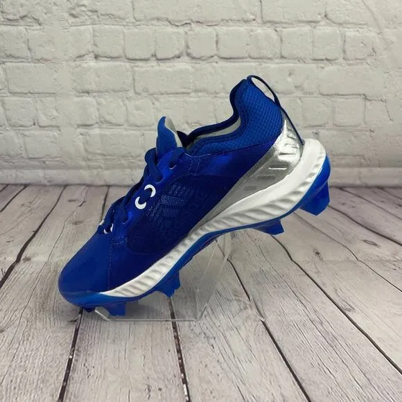 Adidas PureHustle TPU Royal Blue White Softball Cleats Women's Size 5 (FV9044)