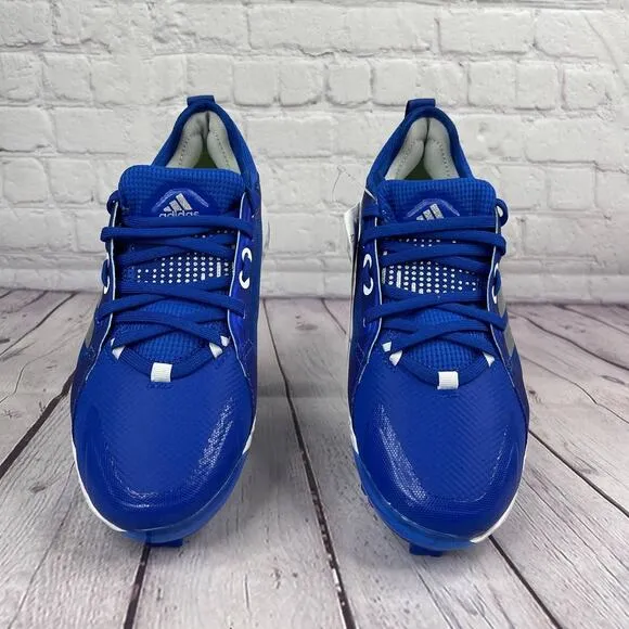 Adidas PureHustle TPU Royal Blue White Softball Cleats Women's Size 5 (FV9044)