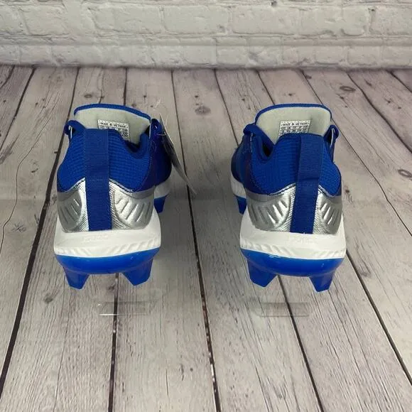 Adidas PureHustle TPU Royal Blue White Softball Cleats Women's Size 5 (FV9044)