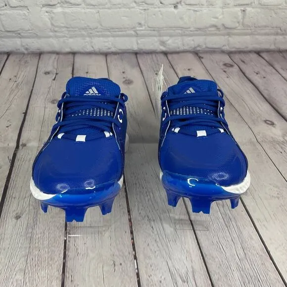 Adidas PureHustle TPU Royal Blue White Softball Cleats Women's Size 5 (FV9044)