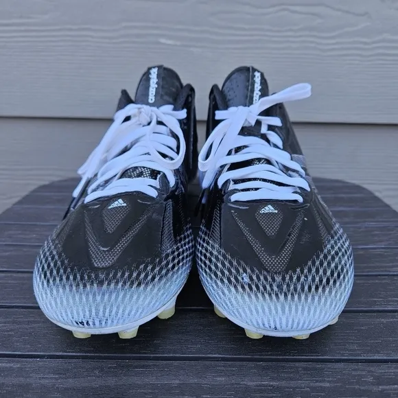 ADIDAS Quickframe Crazyquick Football Cleats Shoes Black White G98782 Men's 11