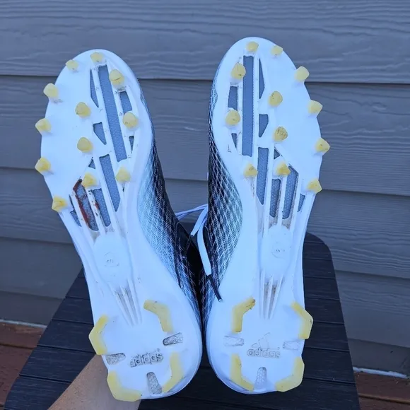 ADIDAS Quickframe Crazyquick Football Cleats Shoes Black White G98782 Men's 11