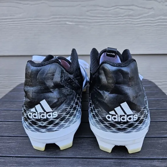 ADIDAS Quickframe Crazyquick Football Cleats Shoes Black White G98782 Men's 11