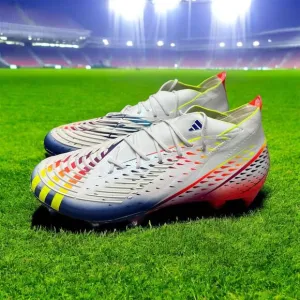 Adidas Rare Predator Edge.1 L SG GW1021 White Soccer Cleats Shoes Men Sz 11 NEW