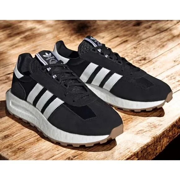 Adidas Retropy Black White Boost Ultra Run Shoes Mens 11.5 New Fast Shipping