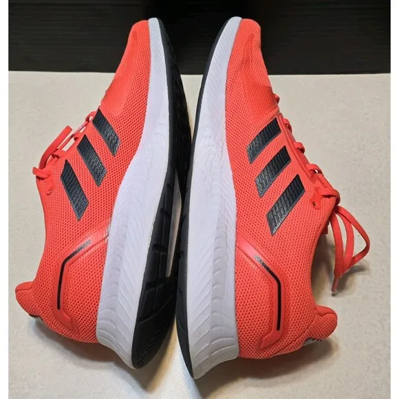 ADIDAS RUN FALCON 2.0 RUNNING LACE-UP MEN'S SHOES 2021 SOLAR RED SIZE 11.5, NEW