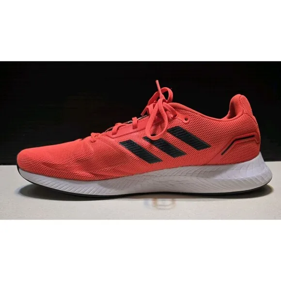 ADIDAS RUN FALCON 2.0 RUNNING LACE-UP MEN'S SHOES 2021 SOLAR RED SIZE 11.5, NEW