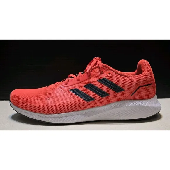 ADIDAS RUN FALCON 2.0 RUNNING LACE-UP MEN'S SHOES 2021 SOLAR RED SIZE 11.5, NEW