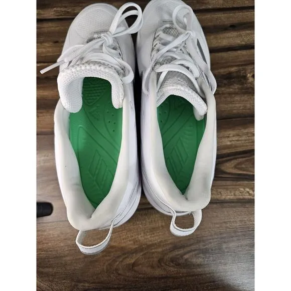 Adidas S23882 Icon 7 Low Molded White TPU Baseball Cleats Mens Size 11.5