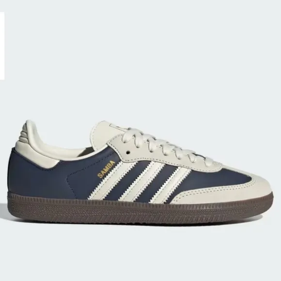 adidas Samba OG W Night Indigo / Cream White / Gold Metallic
