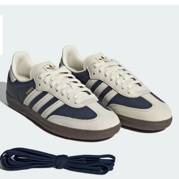 adidas Samba OG W Night Indigo / Cream White / Gold Metallic