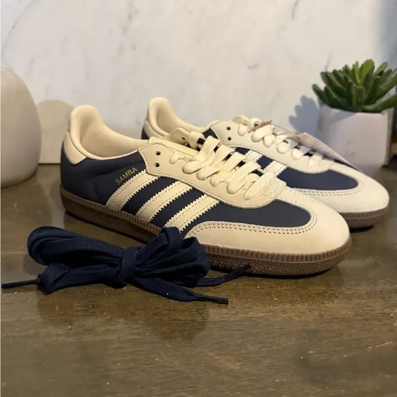 adidas Samba OG W Night Indigo / Cream White / Gold Metallic