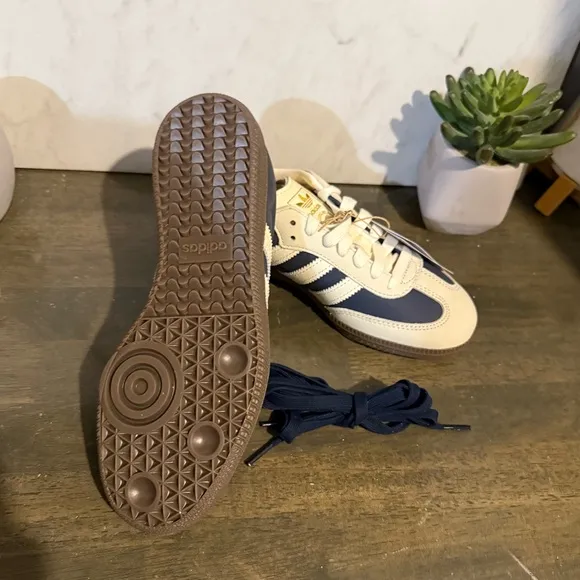 adidas Samba OG W Night Indigo / Cream White / Gold Metallic
