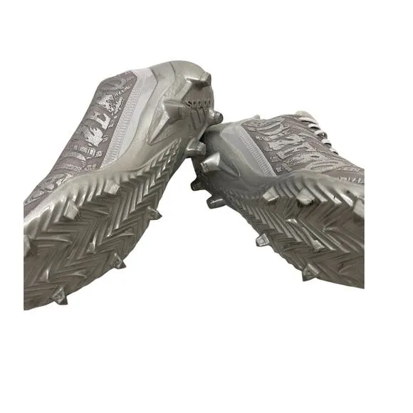 Adidas Shoes Adizero Big Mood Silver Cleats Size Men's 10