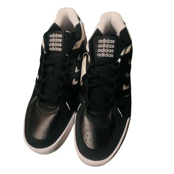 Adidas Shoes Mens Sz 12 Mid City Low IE4518 Core Black / Cloud White / Core Blac