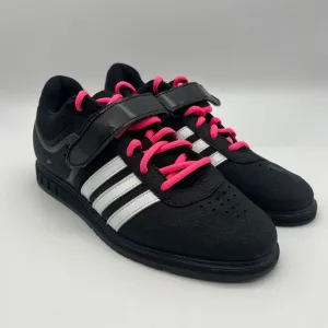 Adidas Shoes Mens Sz 7.5 Powerlift 2.0 Weightlifting Gym‎ Training Black Lace Up